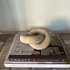 Target Threshold X Studio McGee Limestone Knot Link Organic Sculpture Decor